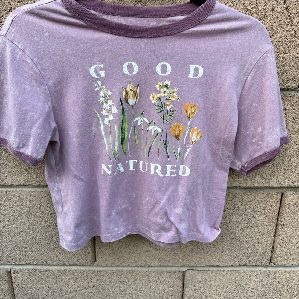 Mighty Fine Lavender Floral Tee
